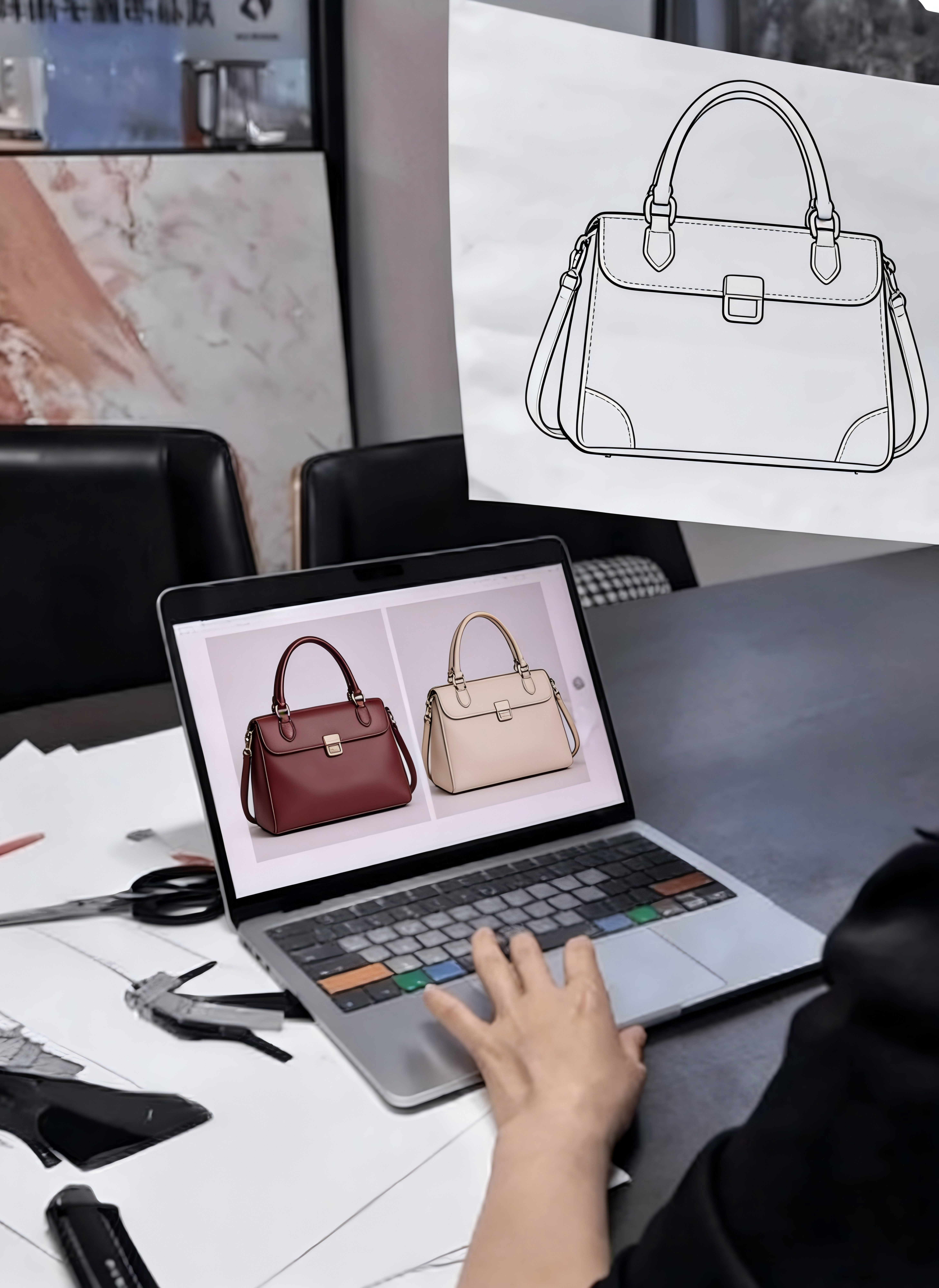 Handbag Design & Sampling Support manufacturing reference