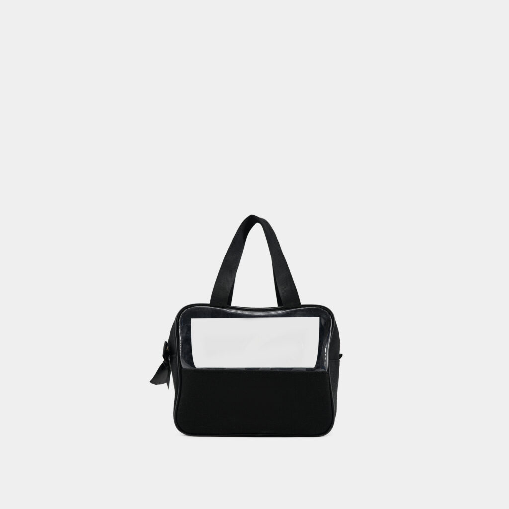 X5574 Black Canvas Toiletry Bag